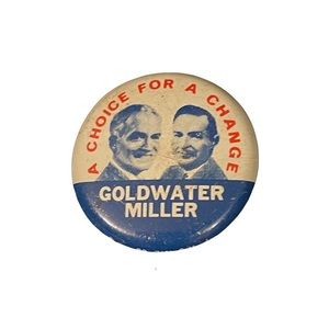 1964 Goldwater Miller CHOICE FOR A CHANGE Campaign Button
